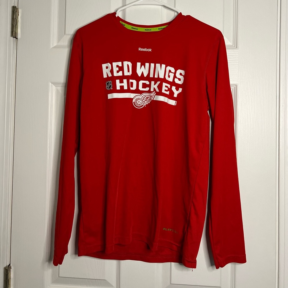 Youth Rebook Center Ice Collection Detroit Red Wings Youth XL